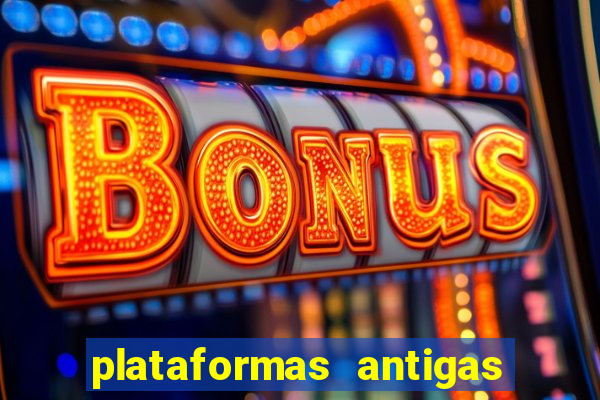 plataformas antigas de jogos