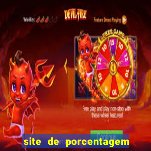 site de porcentagem de jogos slots