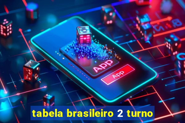 tabela brasileiro 2 turno