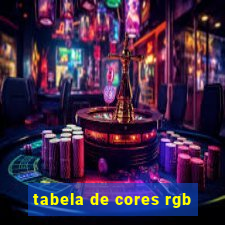 tabela de cores rgb