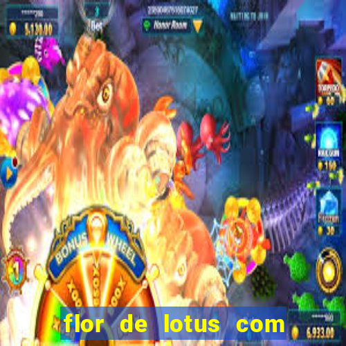 flor de lotus com lua tatuagem