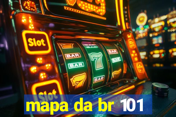 mapa da br 101