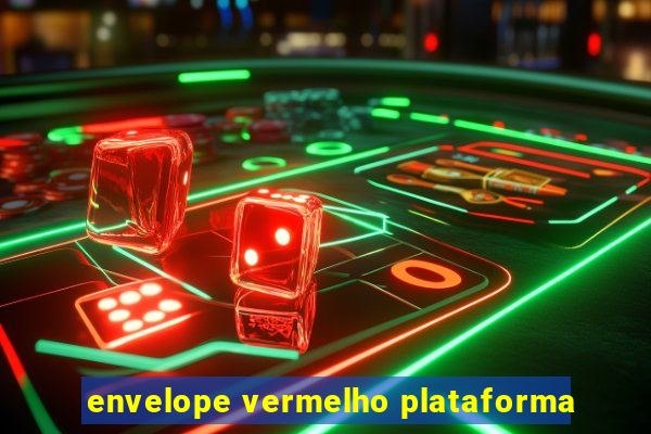 envelope vermelho plataforma