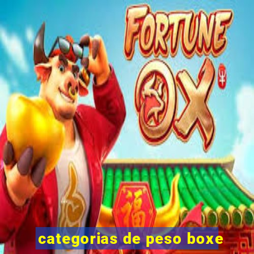 categorias de peso boxe