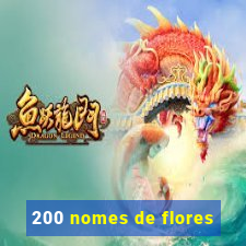 200 nomes de flores