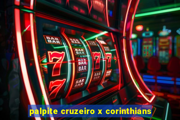 palpite cruzeiro x corinthians