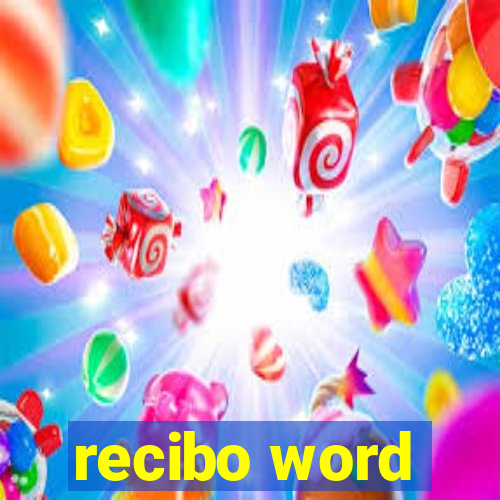 recibo word