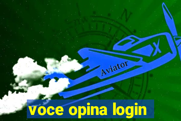 voce opina login