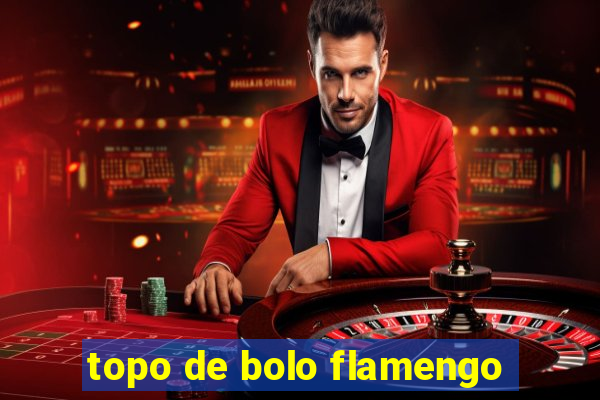 topo de bolo flamengo